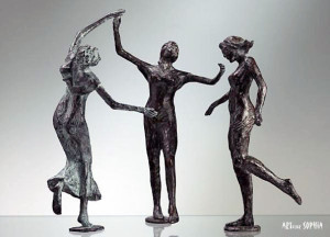 Bronze sculpture ‘’The Three Graces’’
