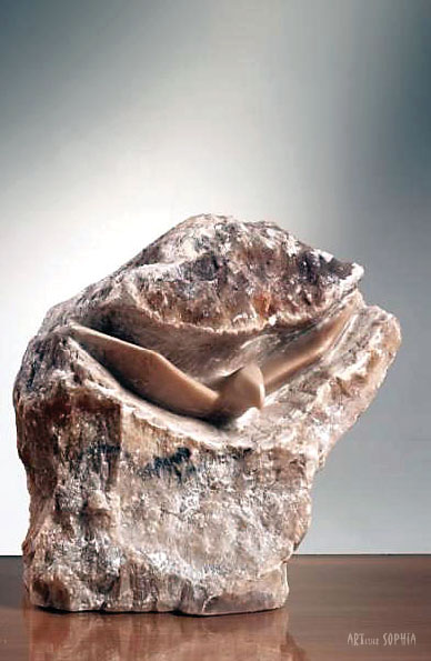 Stone sculpture Bird